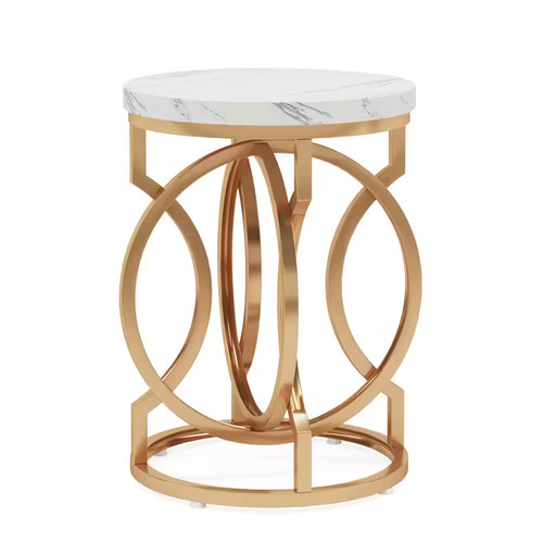 Round side table end - end,