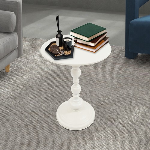Round side table retro coffee - table,