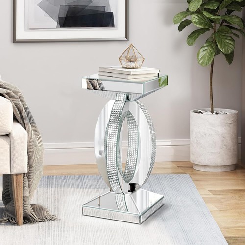 X12 x24 silver mirrored end - 12"x12"x24"silver,