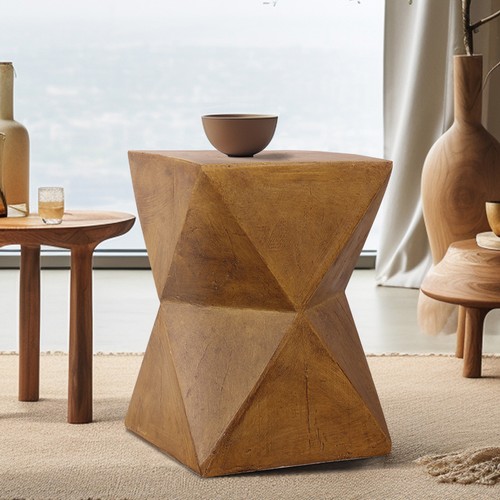 Concrete plant stand - concrete,