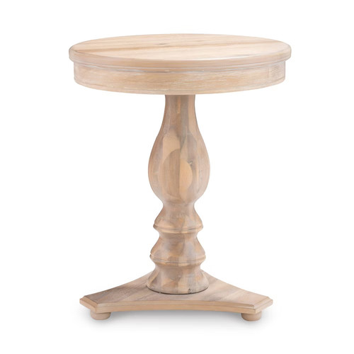 Lyla traditional side table - side,