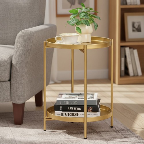 Gold tier round end side - gold,